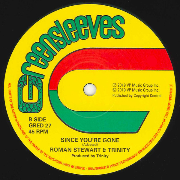 Barrington Levy / Roman Stewart & Trinity - Lose Respect / Since You're Gone | Greensleeves Records (GRED 27) - 2