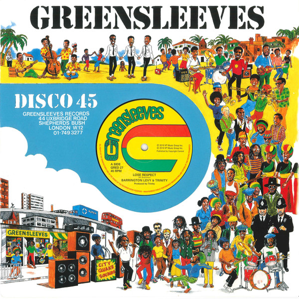 Barrington Levy / Roman Stewart & Trinity - Lose Respect / Since You're Gone | Greensleeves Records (GRED 27) - 3