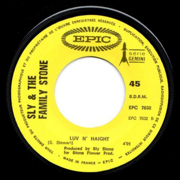 Sly & The Family Stone - Family Affair / Luv N' Haight | Epic (EPC 7632) - 4
