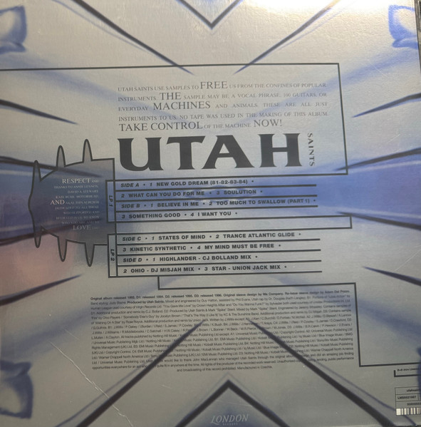 Utah Saints - Utah Saints | London Records (LMS5521987) - 2 Utah Saints - Utah Saints | London Records (LMS5521987) - 2