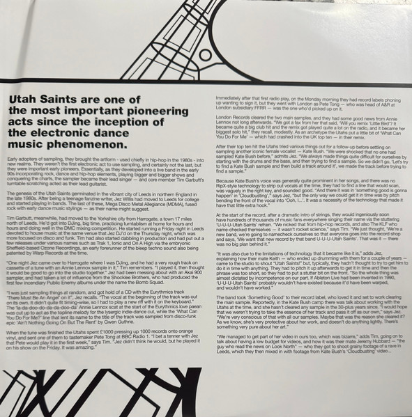 Utah Saints - Utah Saints | London Records (LMS5521987) - 3 Utah Saints - Utah Saints | London Records (LMS5521987) - 3