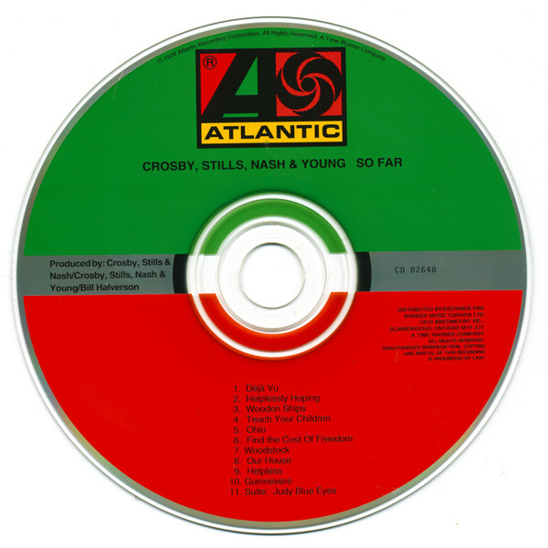 Crosby, Stills, Nash & Young - So Far | Atlantic (CD 82648) - 3