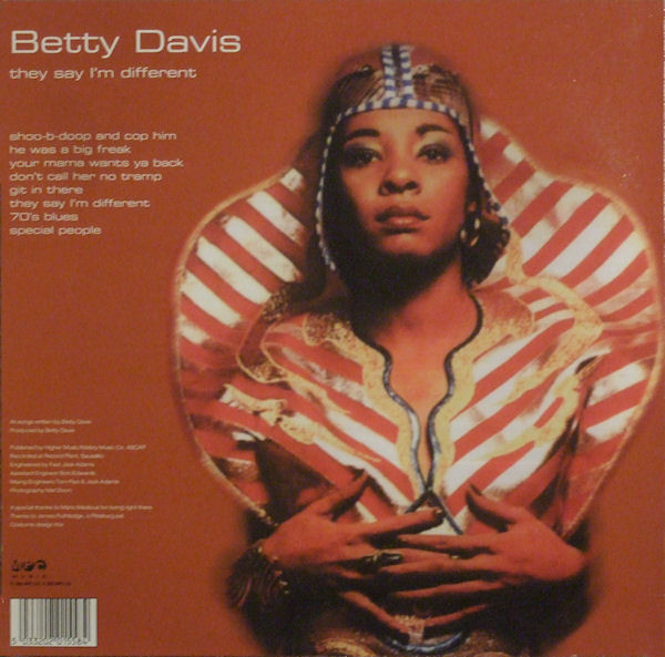 Betty Davis - They Say I'm Different | MPC Ltd. (UFOXY3LP) - 2