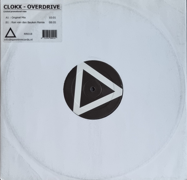 Clokx - Overdrive | RR Records (RR018) Clokx - Overdrive | RR Records (RR018)