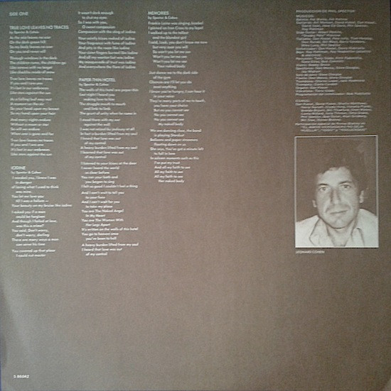 Leonard Cohen - Death Of A Ladies' Man | CBS (S 86042)