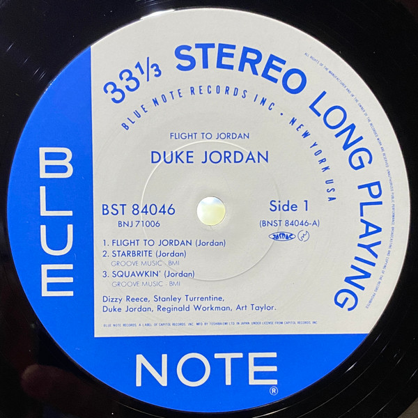 Duke Jordan - Flight To Jordan | Blue Note (BNJ 71006) - 3