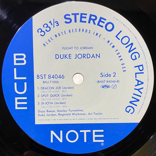 Duke Jordan - Flight To Jordan | Blue Note (BNJ 71006) - 4