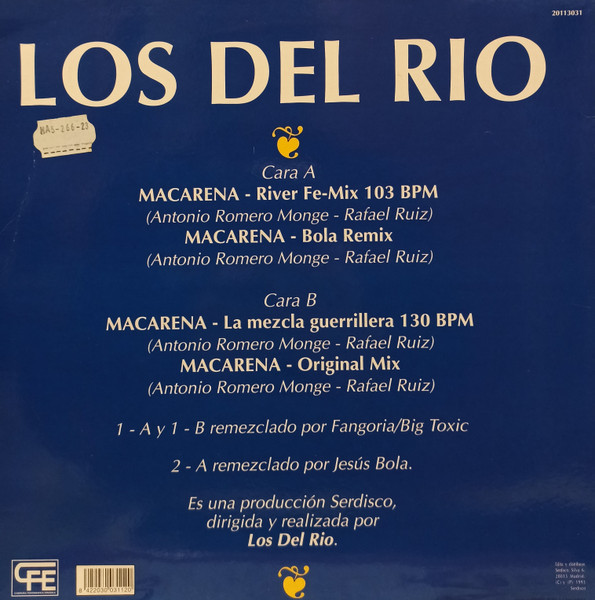 Los Del Rio - Macarena (Version Maquina) | CFE (20113031) - 2 Los Del Rio - Macarena (Version Maquina) | CFE (20113031) - 2