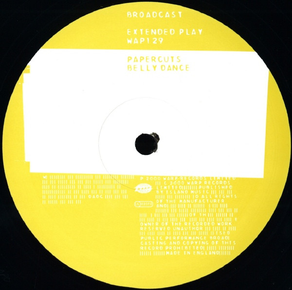Broadcast - Extended Play | Warp Records (WAP129) - 3