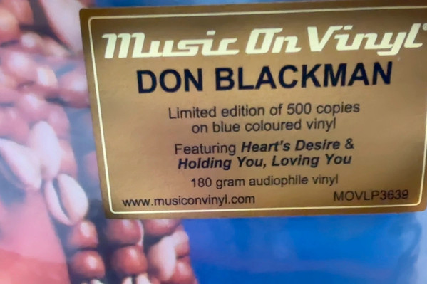 Don Blackman - Don Blackman | Music On Vinyl (MOVLP3639) - 3