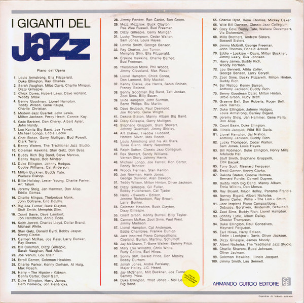 Joe Venuti - Lou Stein - Marco Ratti - Gil Cuppini - Joe Venuti Quartet - I Giganti Del Jazz Vol. 23 | Curcio (GJ-23) - 3