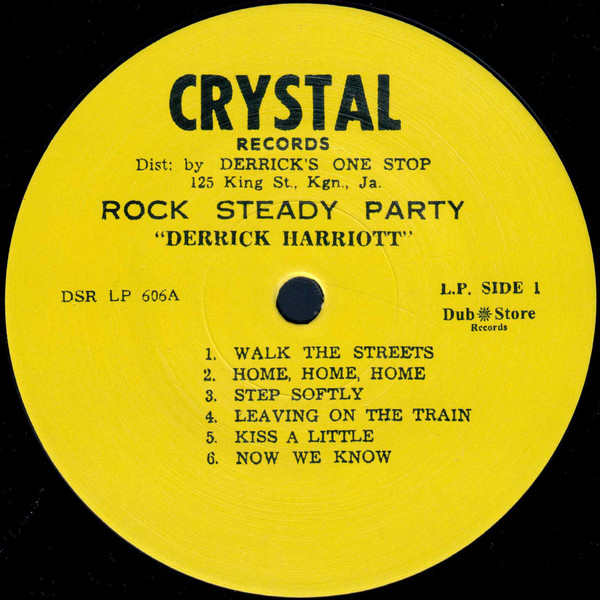 Derrick Harriott - Rock Steady Party | Crystal Records (DSR LP 606) - 3
