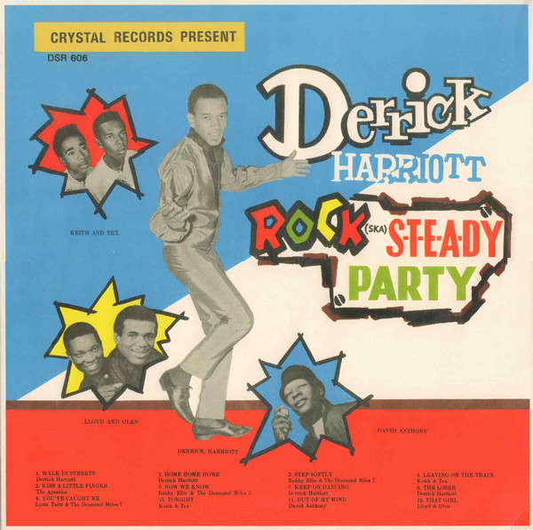 Derrick Harriott - Rock Steady Party | Crystal Records (DSR LP 606)