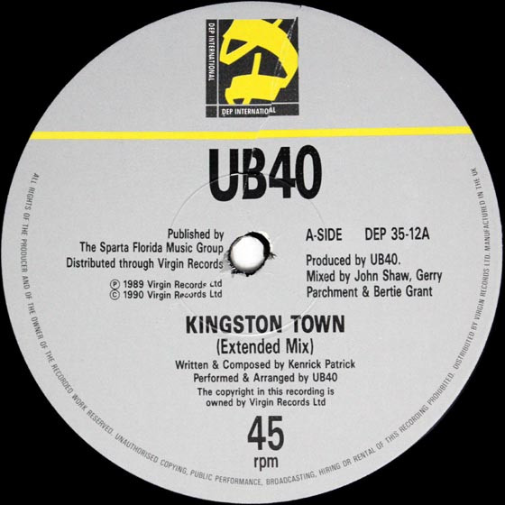 UB40 - Kingston Town | DEP International (DEP 35-12) - 2 UB40 - Kingston Town | DEP International (DEP 35-12) - 2