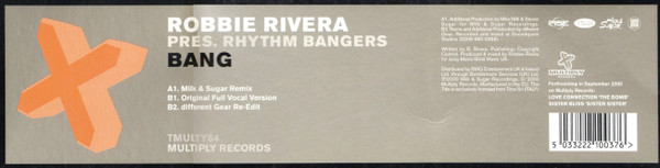 Robbie Rivera Pres. Rhythm Bangers - Bang | Multiply Records (TMULTY64) - 4 Robbie Rivera Pres. Rhythm Bangers - Bang | Multiply Records (TMULTY64) - 4