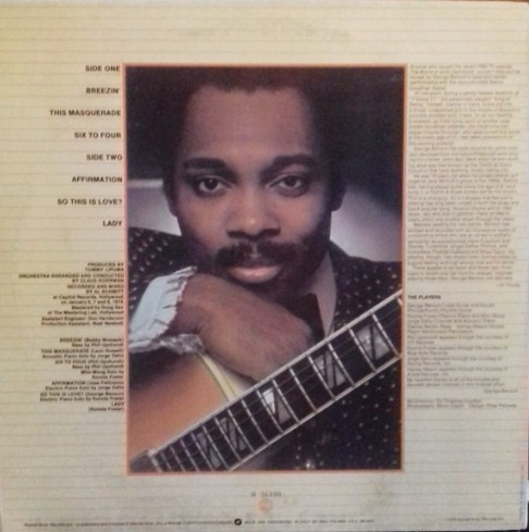 George Benson - Breezin' | Warner Bros. Records (W 56199) - 2