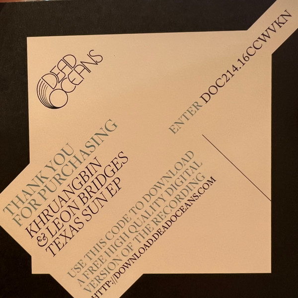 Khruangbin & Leon Bridges - Texas Sun | Dead Oceans (DOC214) - 3