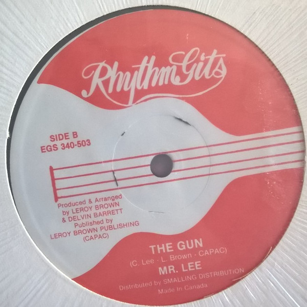Mr. Lee - Reggae Music / The Gun | Rhythm Gits (EGS 340-503) - 3