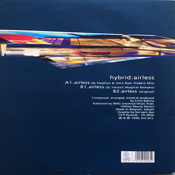 Hybrid - Airless | Yeti Records (YR 9856) - 2