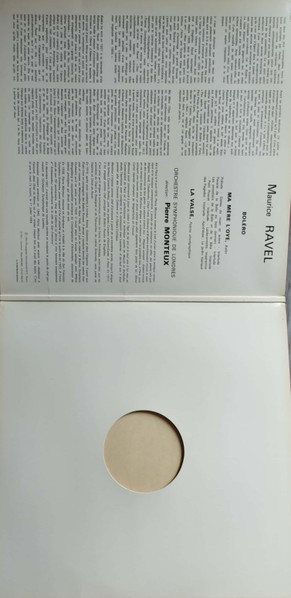 Maurice Ravel , Pierre Monteux , London Symphony Orchestra - Boléro, Ma Mère L'Oye, La Valse | Philips (412 092-1) - 2