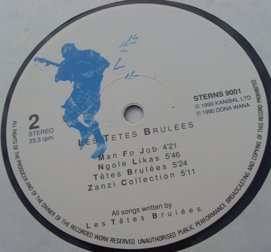 Les Têtes Brulées - Les Têtes Brulées | Stern's Africa (STERNS 9001) - 4 Les Têtes Brulées - Les Têtes Brulées | Stern's Africa (STERNS 9001) - 4