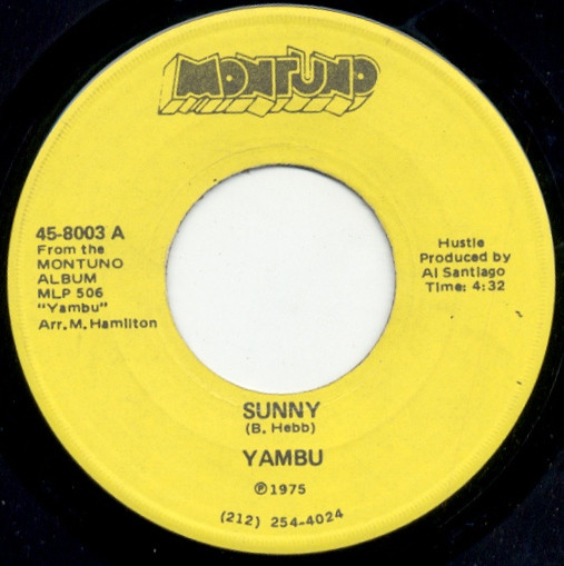 Yambú - Sunny / Caballo | Montuno Records (45-8003) - main