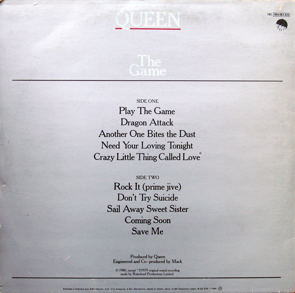 Queen - The Game | EMI (10C 068-063.923) - 2