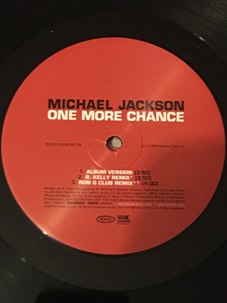 Michael Jackson - One More Chance | Epic (E2S 56100) - 4 Michael Jackson - One More Chance | Epic (E2S 56100) - 4