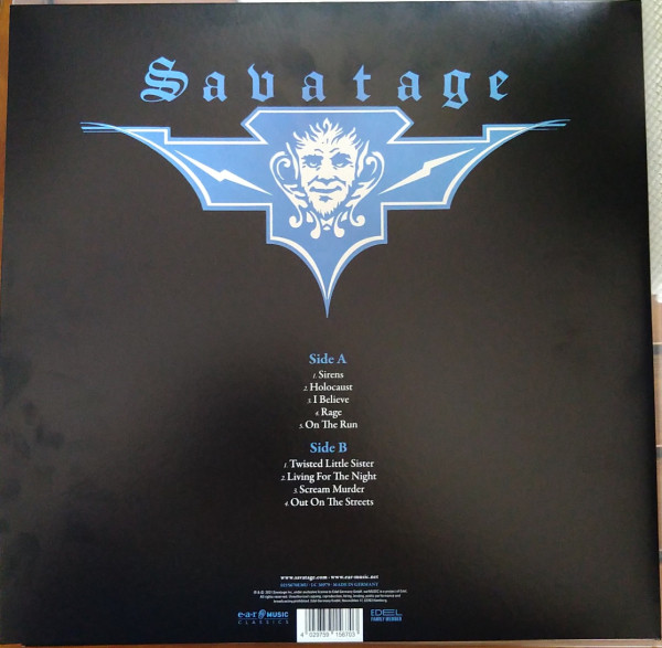 Savatage - Sirens | Ear Music Classics (0215670EMU) - 3