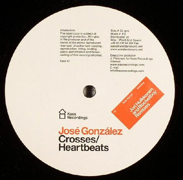 José González - Crosses / Heartbeats | Kass Recordings (Kass 07) - main