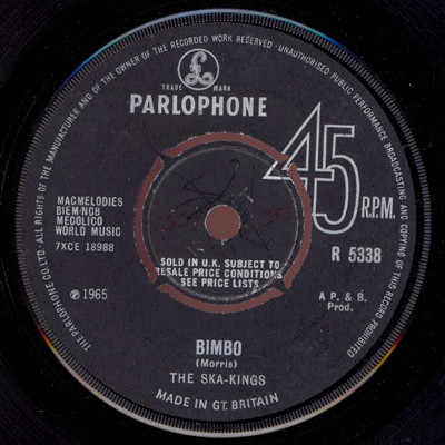 The Ska Kings - Bimbo | Parlophone (R 5338) - main