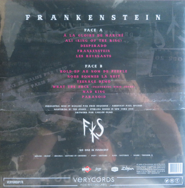 No One Is Innocent - Frankenstein | Verycords (6022046187) - 2