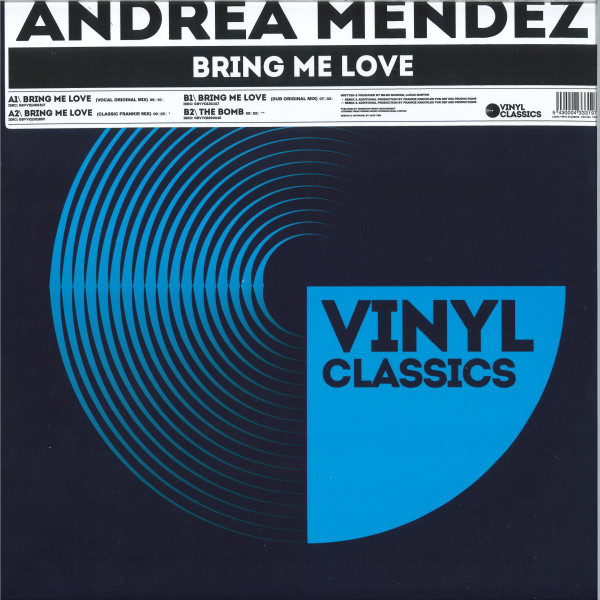 Andrea Mendez - Bring Me Love | Vinyl Classics (VC016)