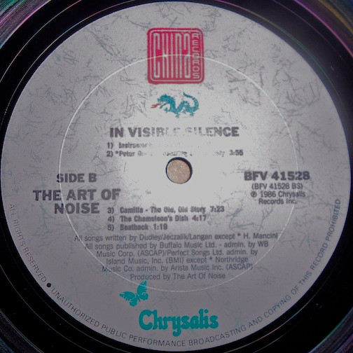 The Art Of Noise - In Visible Silence | Chrysalis (BFV 41528) - 4 The Art Of Noise - In Visible Silence | Chrysalis (BFV 41528) - 4