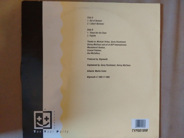 Bigmouth - Shut It! | Ten Year Party Records (TYP001BM) - 2