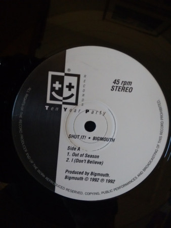 Bigmouth - Shut It! | Ten Year Party Records (TYP001BM) - 4