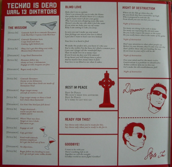 Ural 13 Diktators - Techno Is Dead | Ural 13 Records (U13007) - 4