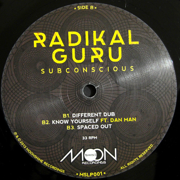 Radikal Guru - Subconscious | Moonshine Recordings (MSLP001) - 4 Radikal Guru - Subconscious | Moonshine Recordings (MSLP001) - 4