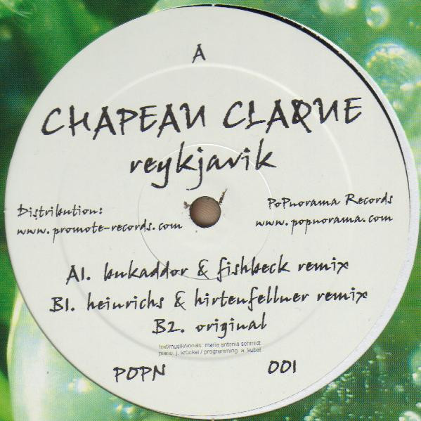 Chapeau Claque - Reykjavik | PoPnorama Records (POPN001)