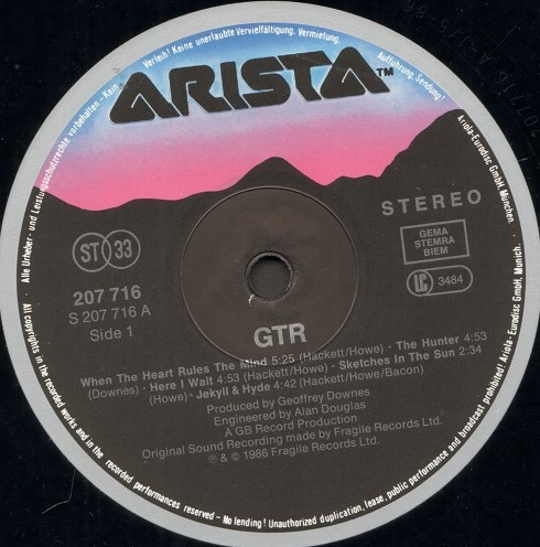 GTR - GTR | Arista (207 716) - 4