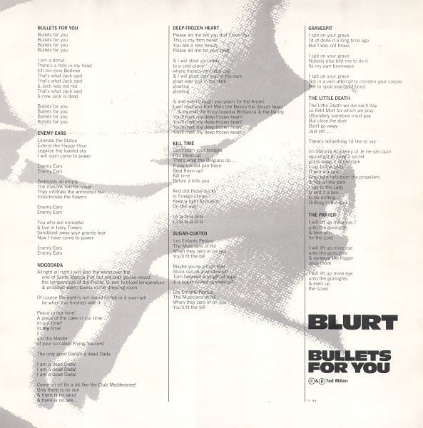 Blurt - Bullets For You | Divine (DIV 5.84) - 3