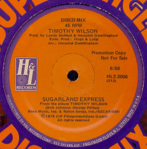 Timothy Wilson - Sugarland Express | H & L Records (HLS 2006)
