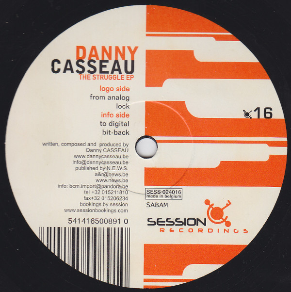 Danny Casseau - The Struggle EP | Session Recordings (SESS024016) - 2