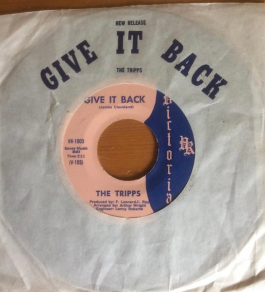 The Tripps - Give It Back / Here Comes Those Heart'Aches | Victoria (VR-1003) - 3