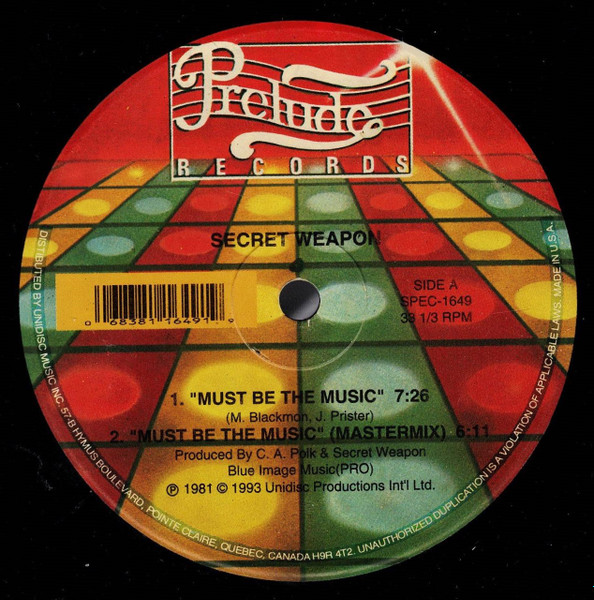 Secret Weapon - Must Be The Music | Prelude Records (SPEC-1649)
