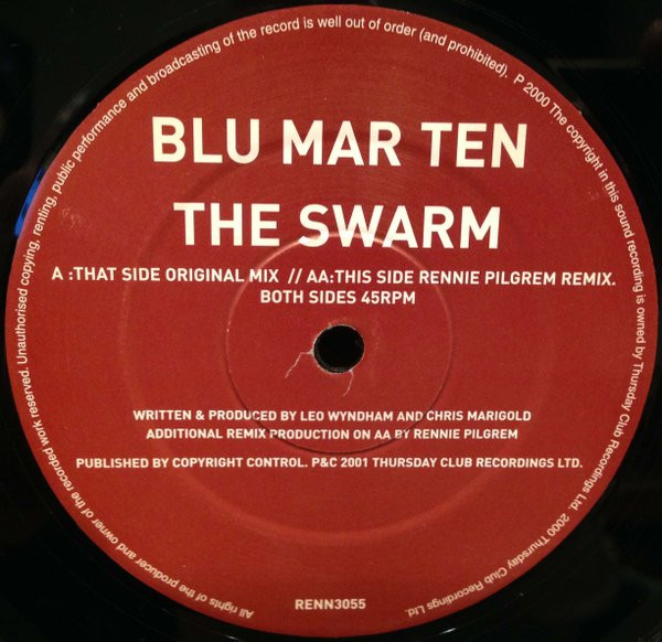 Blu Mar Ten - The Swarm | Thursday Club Recordings (TCR) (RENN3055)