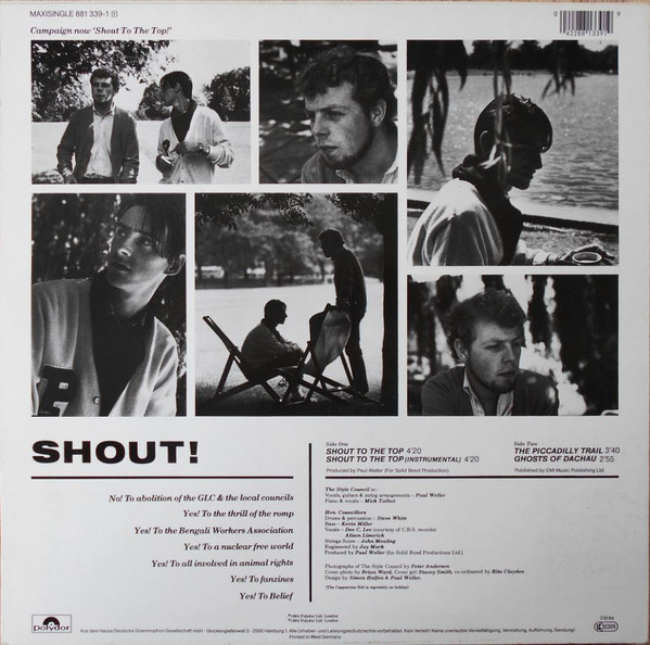 The Style Council - Shout To The Top | Polydor (881 339-1) - 2 The Style Council - Shout To The Top | Polydor (881 339-1) - 2