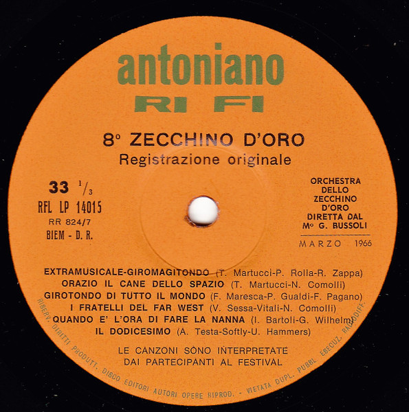 Various - 8° Zecchino D'Oro | Antoniano (RFL LP 14015) - 4
