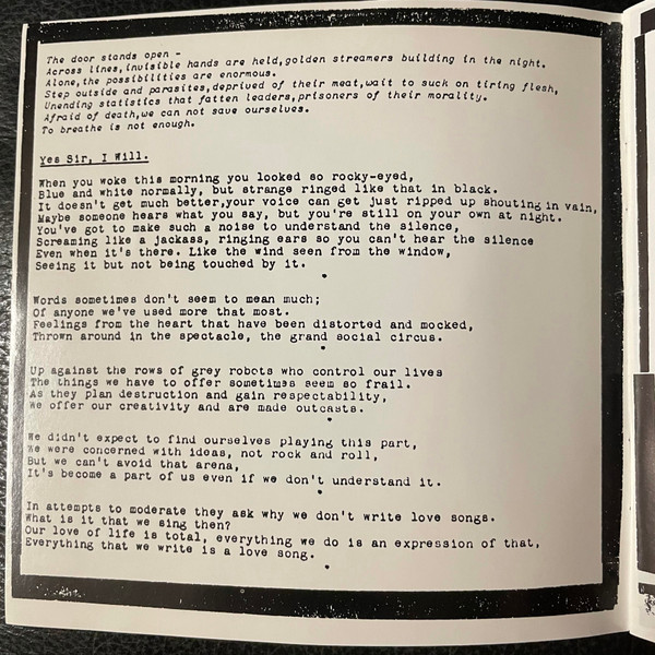 Crass - Yes Sir, I Will | Crass Records (121984/2.CD) - 4