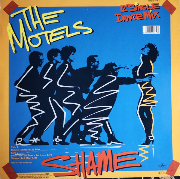 The Motels - Shame | Capitol Records (1A K060-20 0745 6) The Motels - Shame | Capitol Records (1A K060-20 0745 6)